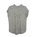 THREAD & SUPPLY Pinstriped Button Up Shirt & Drawstring Pant Set Gray Size Large