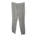 THREAD & SUPPLY Pinstriped Button Up Shirt & Drawstring Pant Set Gray Size Large