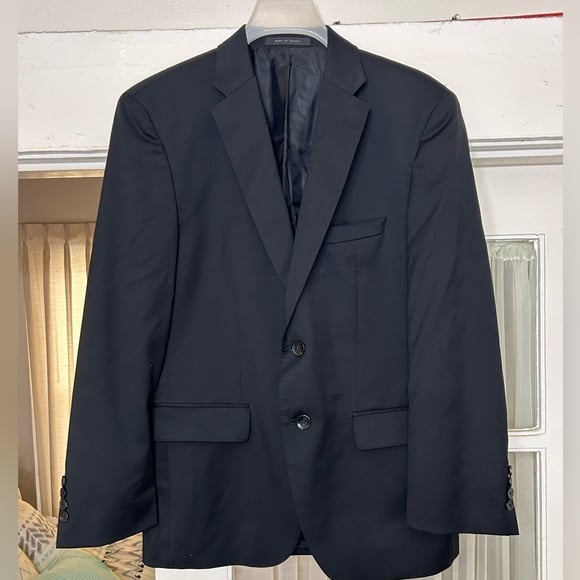 Men’s HUGO BOSS Black Reda Super 100 Jacket Sport coat Blazer