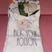 Rae Dunn Disney Ariel show white kitchen towels
