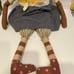 Primitive black mammy doll