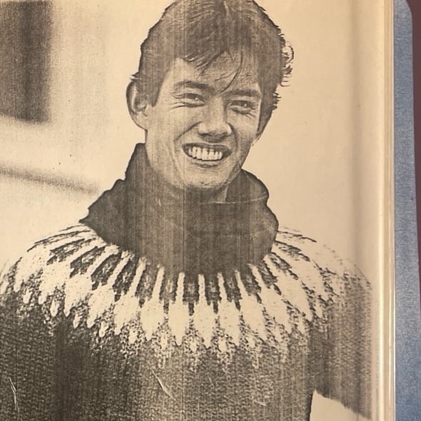 A knitting collection back in the 80s with patterns total 35.