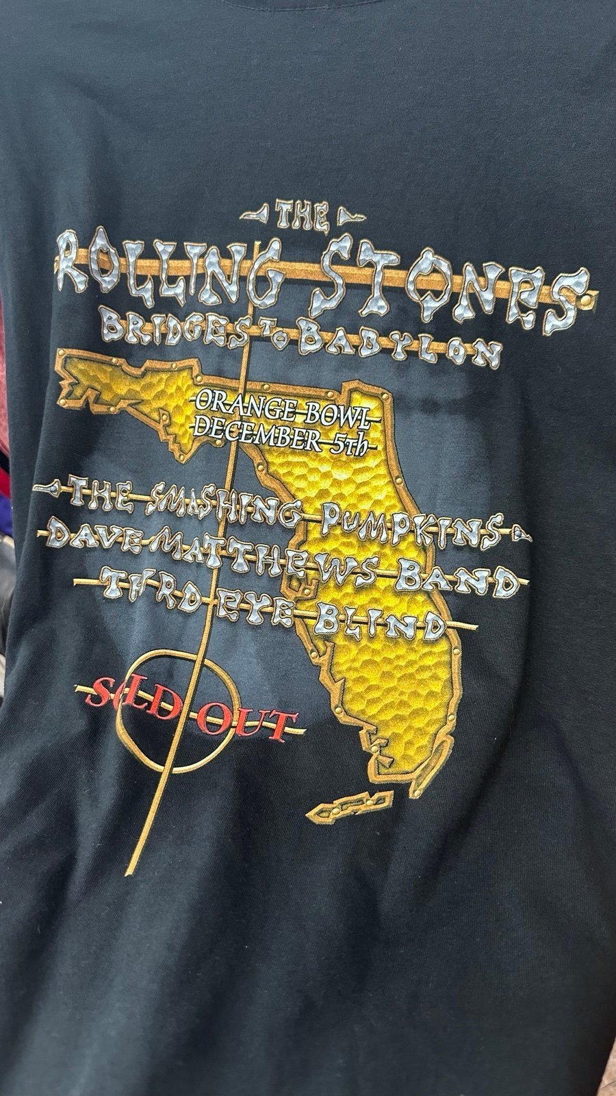 Vintage 1997 Rolling Stones, Dave Matthews Band, Smashing Pumpkins Tour Shirt