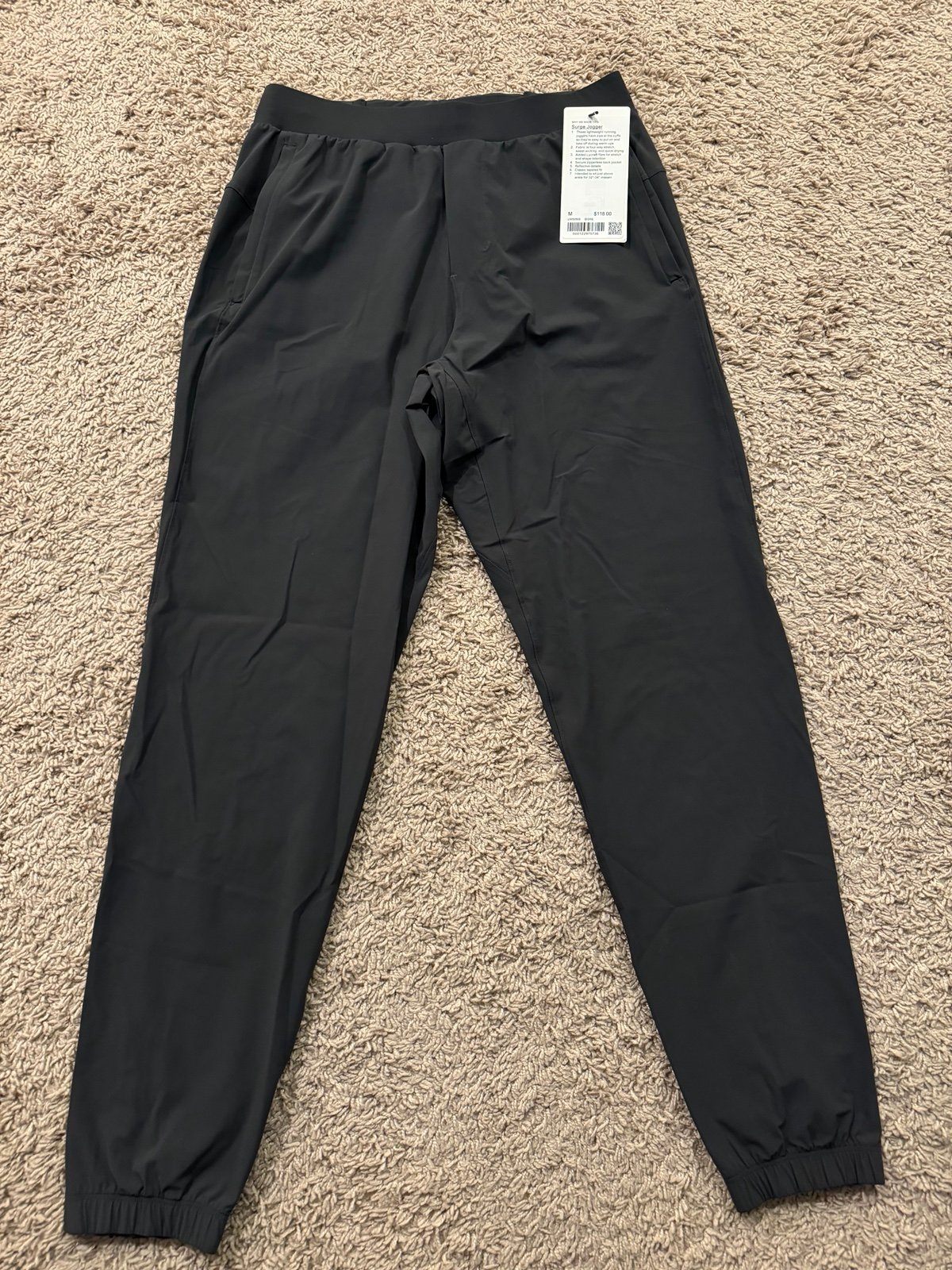 Men’s Lululemon Surge Gym Athletic Jogger Pants NEW Size Medium