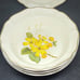 (4) VINTAGE MIKASA HERITAGE GOLDWOOD F2001 SOUP SALAD BOWLS 8.5 VERY NICE!