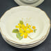 (4) VINTAGE MIKASA HERITAGE GOLDWOOD F2001 SOUP SALAD BOWLS 8.5 VERY NICE!