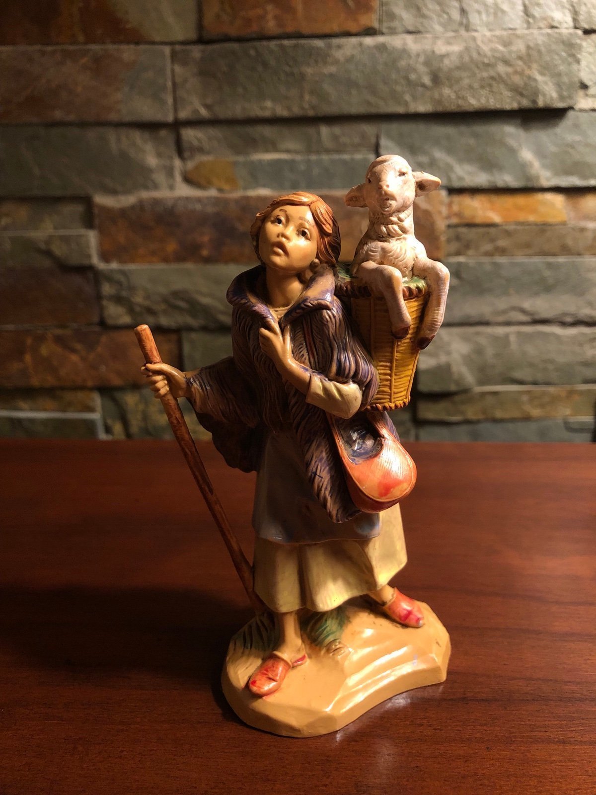 VINTAGE - Fontanini Nativity 5 MIRIAM Figure - 1993 Box & Card - GOOD Condition