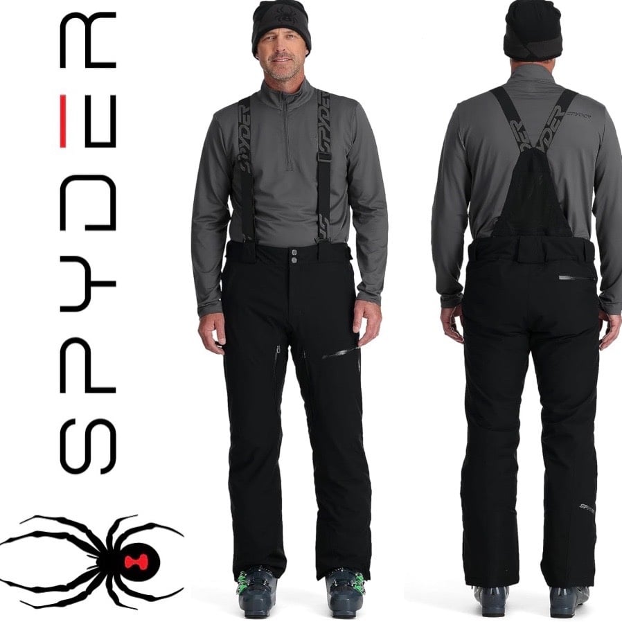 Men’s Spyder Bormio Pants Snowboarding Skiing Snow Sports Bib Size SMALL