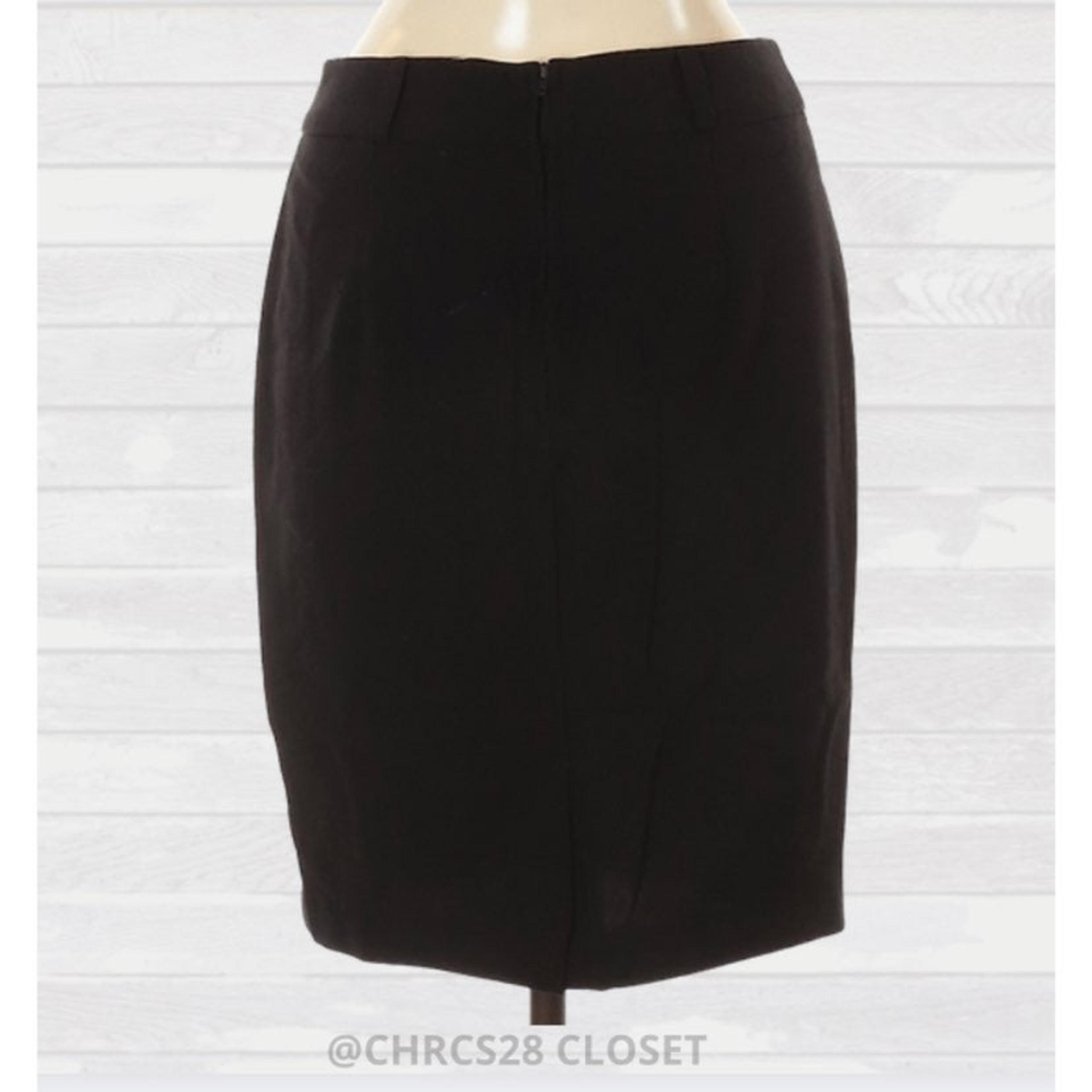 BCX BLACK LAYERED PENCIL SKIRT