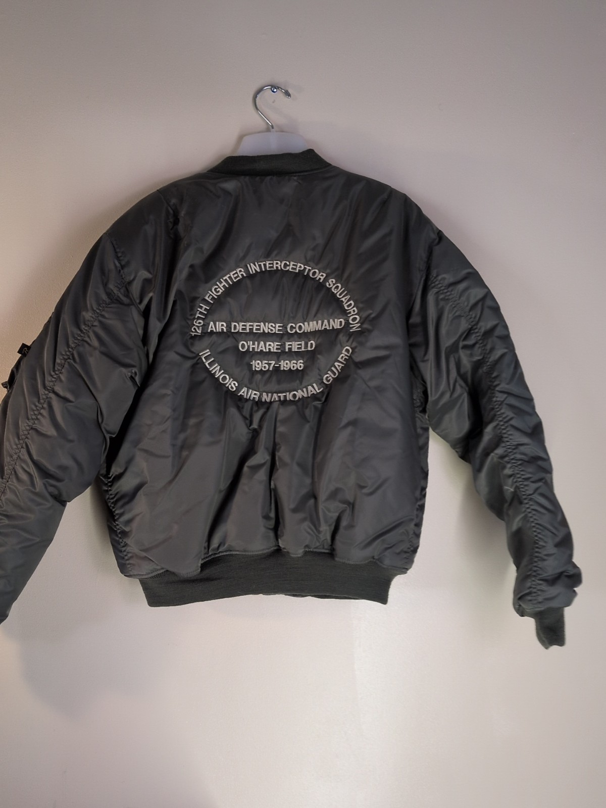 Rothco MA-1 Flight Jacket 126th Fighter Interceptor Squad Size L