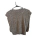 Vintage 1980s Silk Angora Blend Sweater Vest Heidi Large Gray