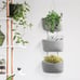 TeoKJ Over the Door Organizer, 3-Tier Woven Cotton Hanging Kitchen Baskets Stora