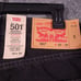 Levis 501 Jeans Mens 29x34 Original Straight Leg Regular Button Fly 100% Cotton