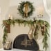 Hearth and Hand Christmas Wreath with Velvet Ribbon Trim