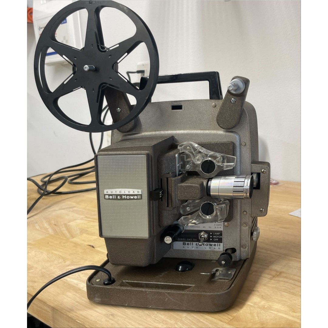 Bell & Howell 8mm filmstrip Autoload Movie Projector 245BA