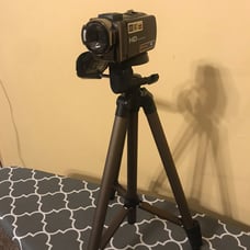 Camera with Tripod