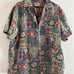 Vintage Hawaiian • Monsteras and Fish Buttondown