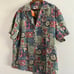 Vintage Hawaiian • Monsteras and Fish Buttondown