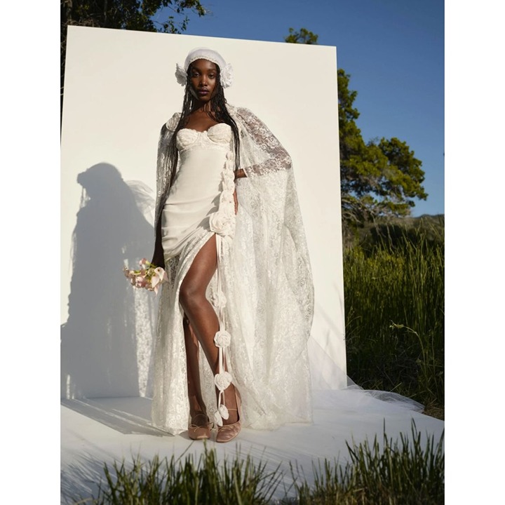 NWT For Love and Lemons Bellany Gown Size Small