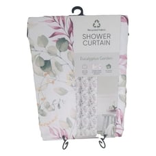 Colordrift Eucalyptus Garden Floral Print 72 Shower Curtain New in Package
