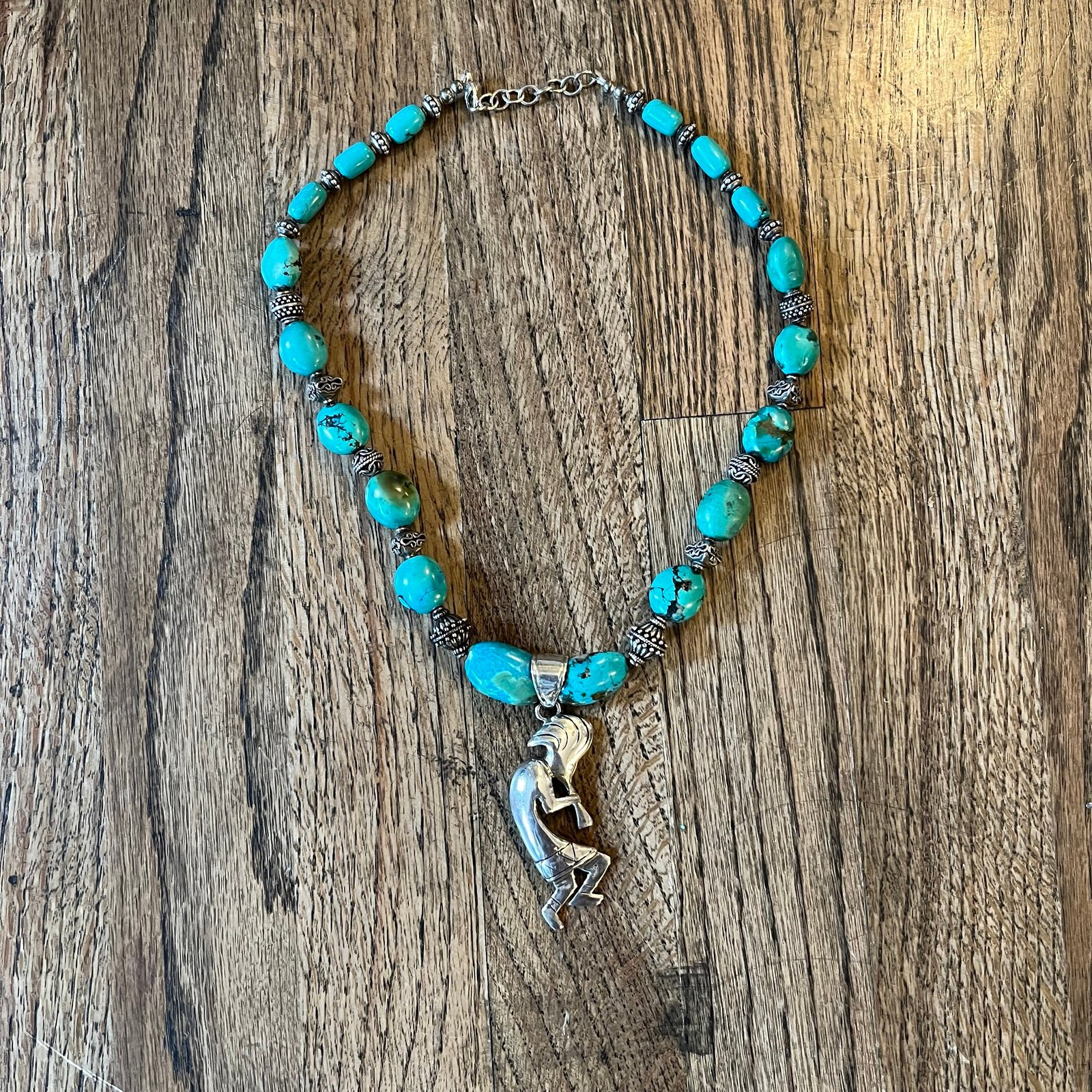 Vintage Turquoise and silver necklace