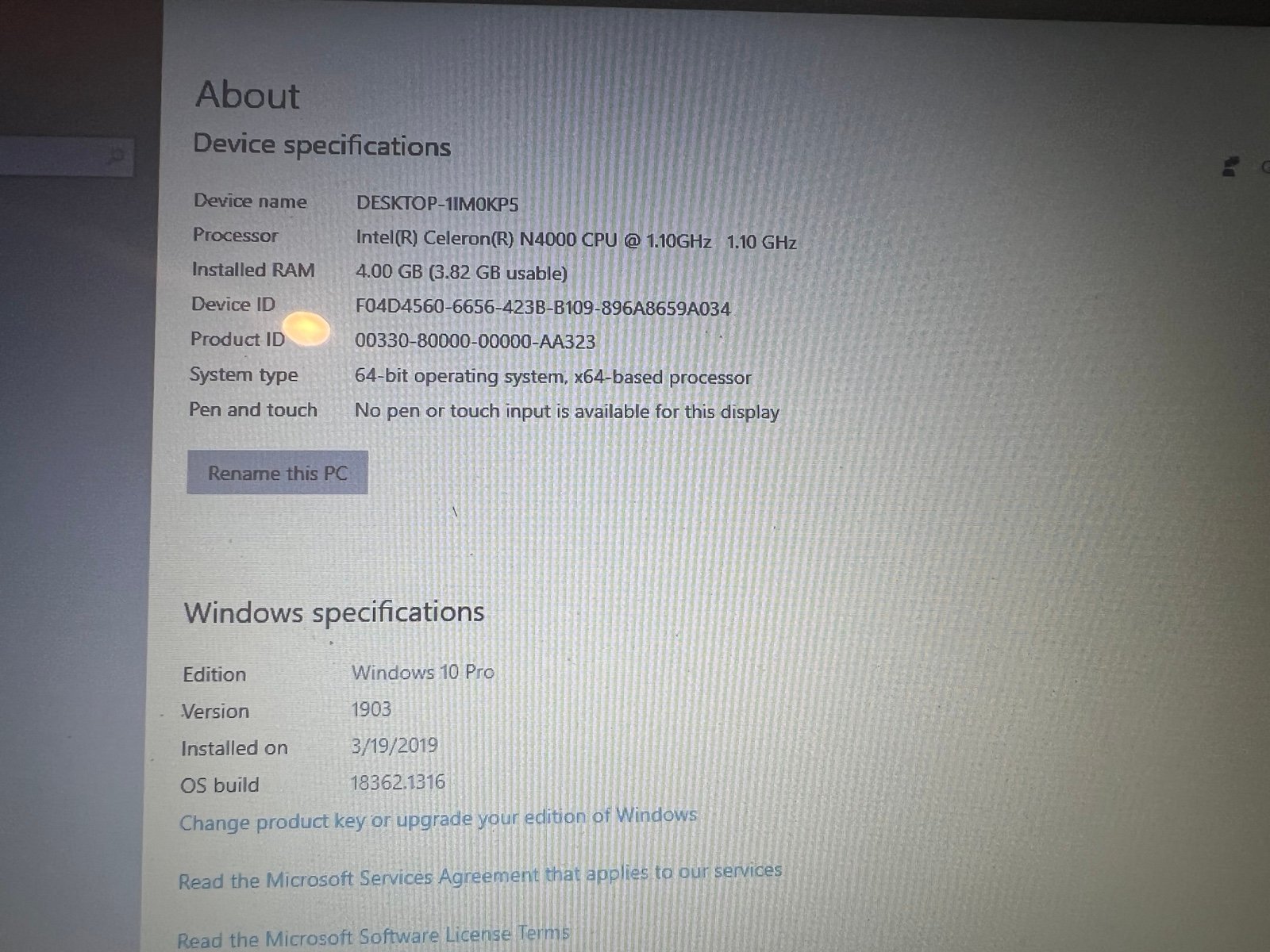 HP Laptop Black