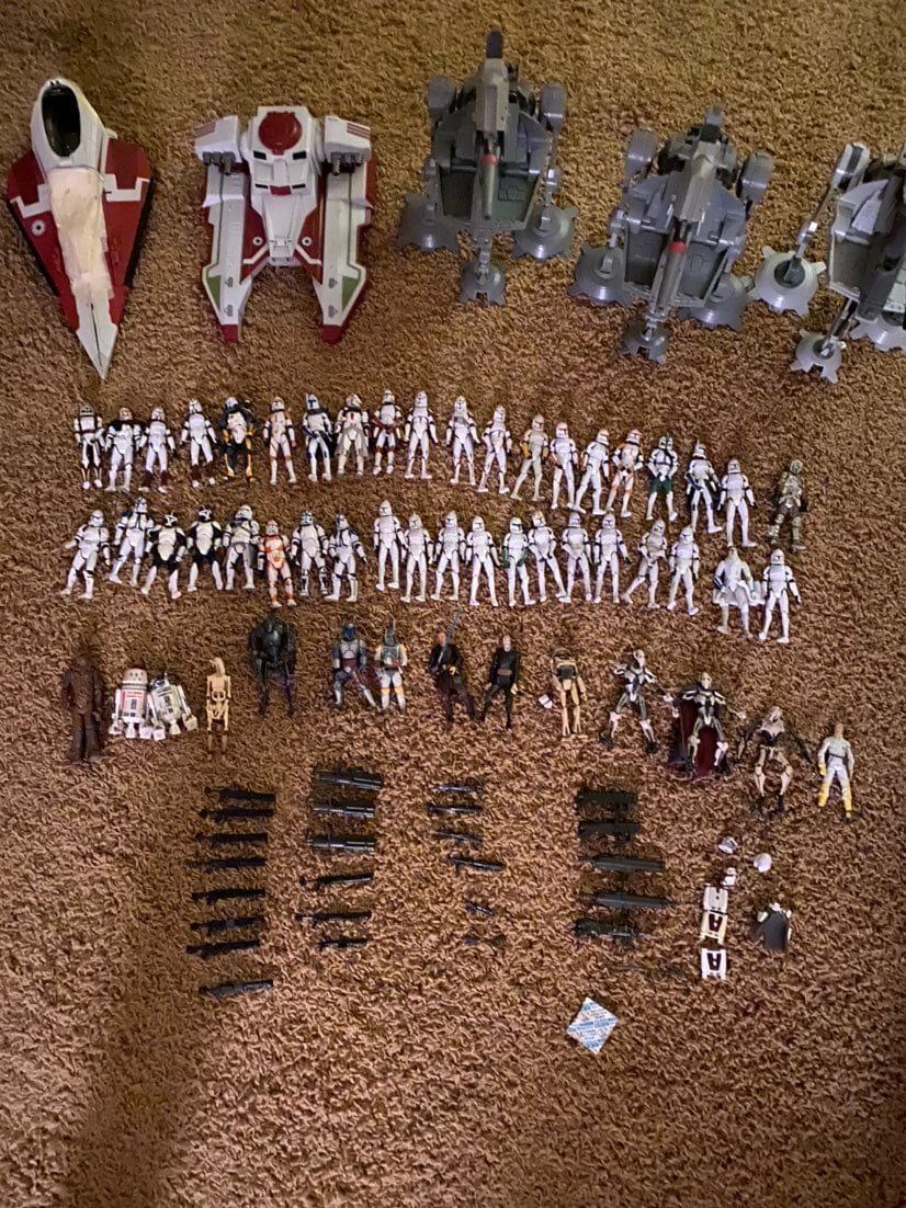 Star wars action figure lot