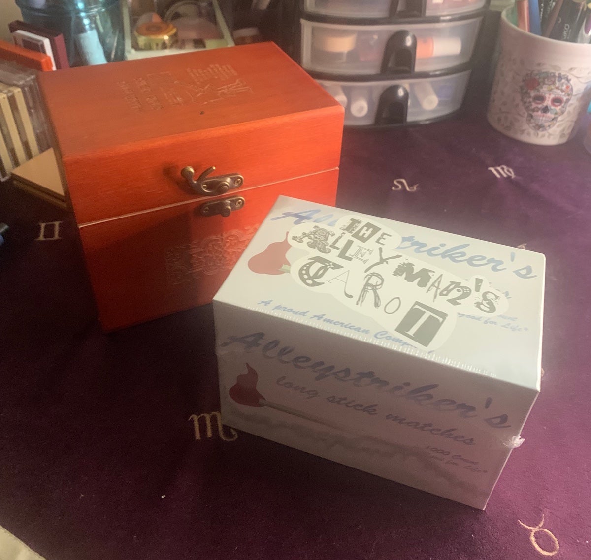 NEW + UNUSED OOP The Alleyman’s Tarot Kickstarter deck + extras