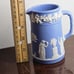 Vintage Wedgewood Jasperware Pitcher 5 Neoclassical Wedgewood Blue White Mark