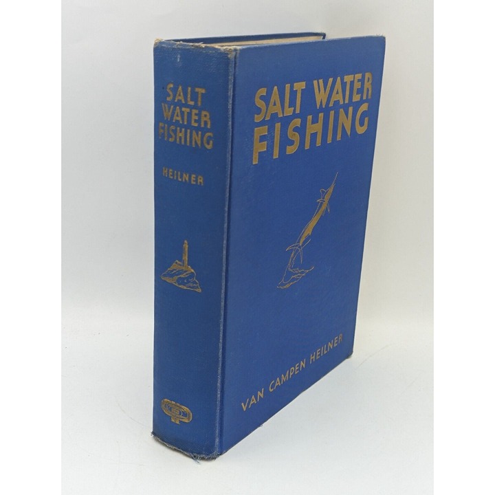 SALT WATER FISHING Van Campen Heilner 1937 First Edition Second Printing