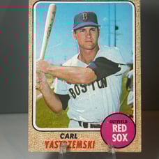 1968 Topps Carl Yastrzemski Vintage Ex/Vg #250 Boston Redsox