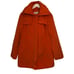 Calvin Klein full zip jacket rain Winter orange small womens