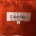 Calvin Klein full zip jacket rain Winter orange small womens