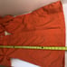 Calvin Klein full zip jacket rain Winter orange small womens