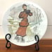 Vintage plate d'arceau Limoges les femmes du siecle Colette