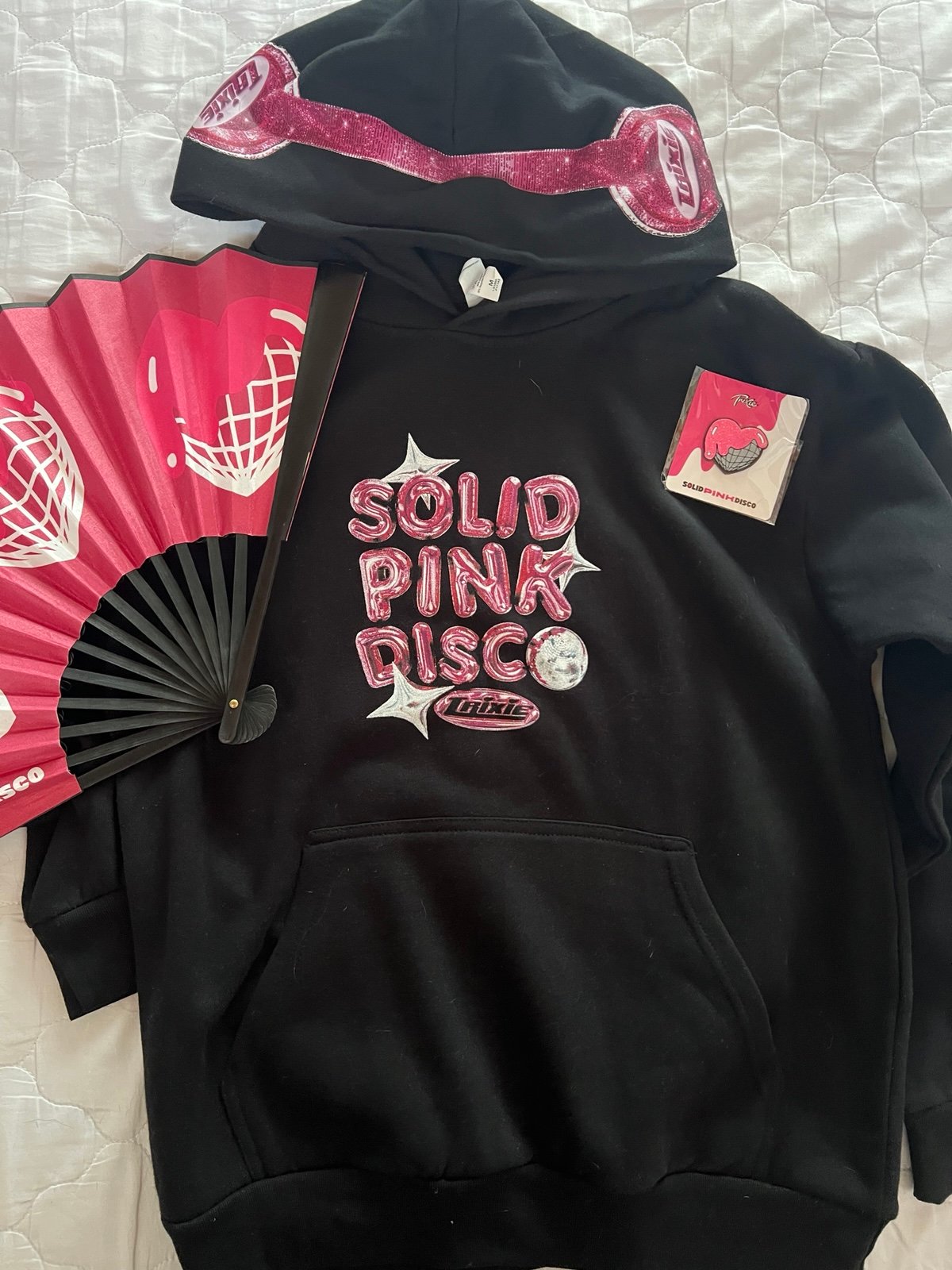 Trixie Mattel Solid Pink Disco merch bundle