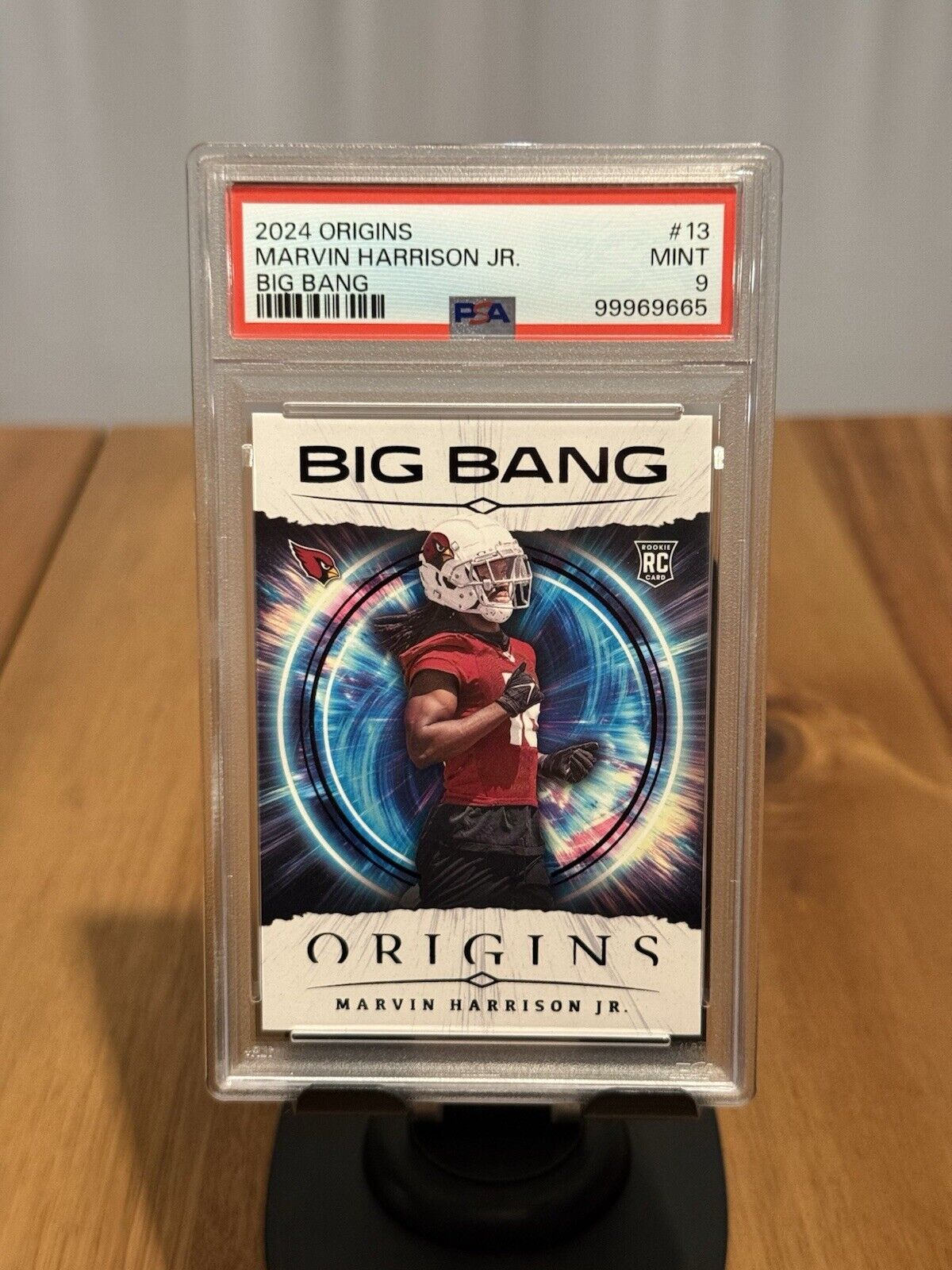 Marvin Harrison Jr. Big Bang - 2024 Panini Origins Case Hit - PSA 9 MINT - POP 1