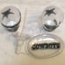 Dallas Cowboys inspired soap dispenser set/ bathroom accessories. 3 pcs