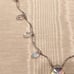 14K White Gold and Faceted Crystal Necklace