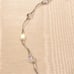 14K White Gold and Faceted Crystal Necklace