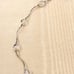 14K White Gold and Faceted Crystal Necklace
