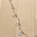 14K White Gold and Faceted Crystal Necklace