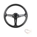 NEW JDM UNIVERSAL 350MM CARBON FIBER Acrylic Deep Dish 6 Holes Steering Wheel
