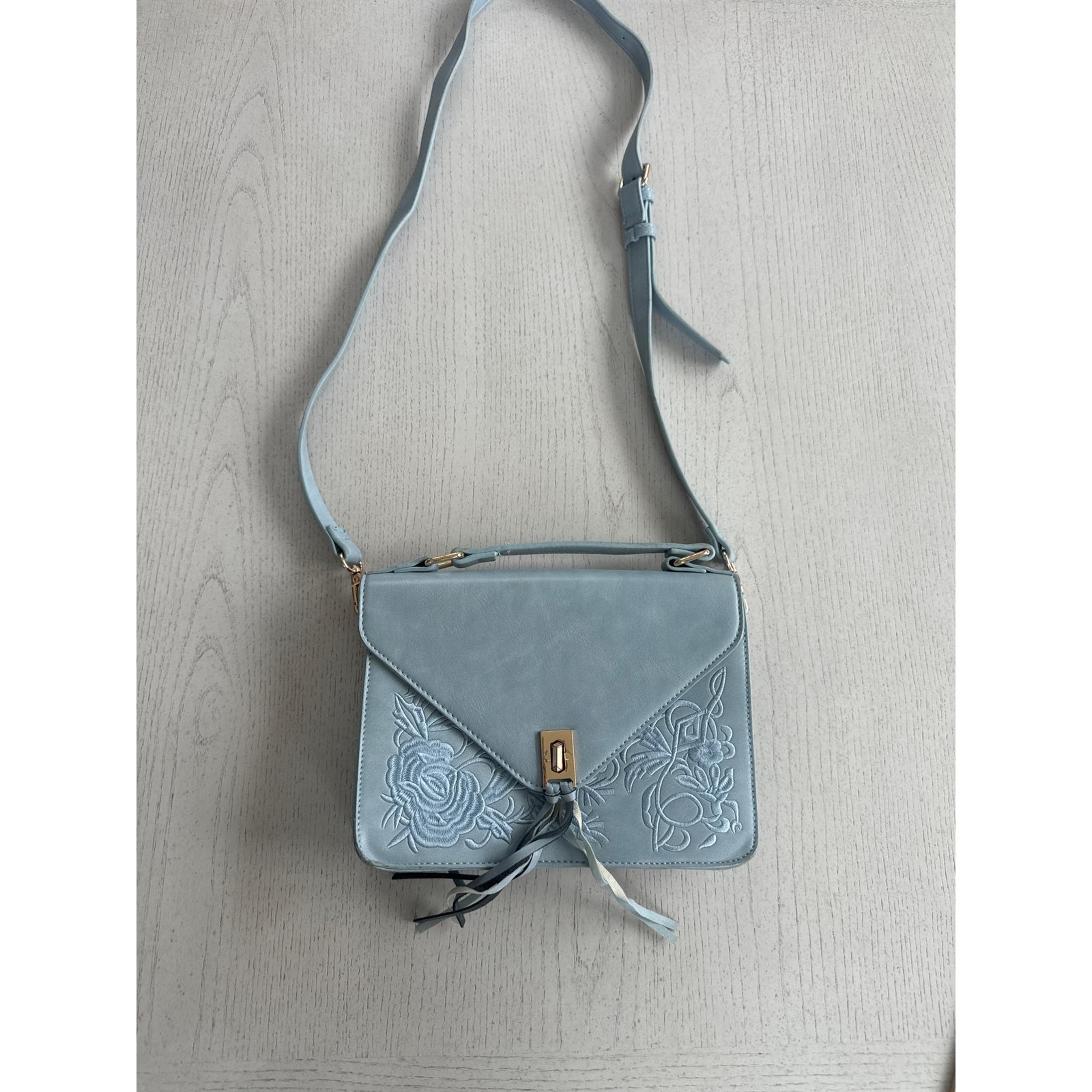 Urban Expressions Embroidered Baby Pastel Blue Bag Western Cross Body