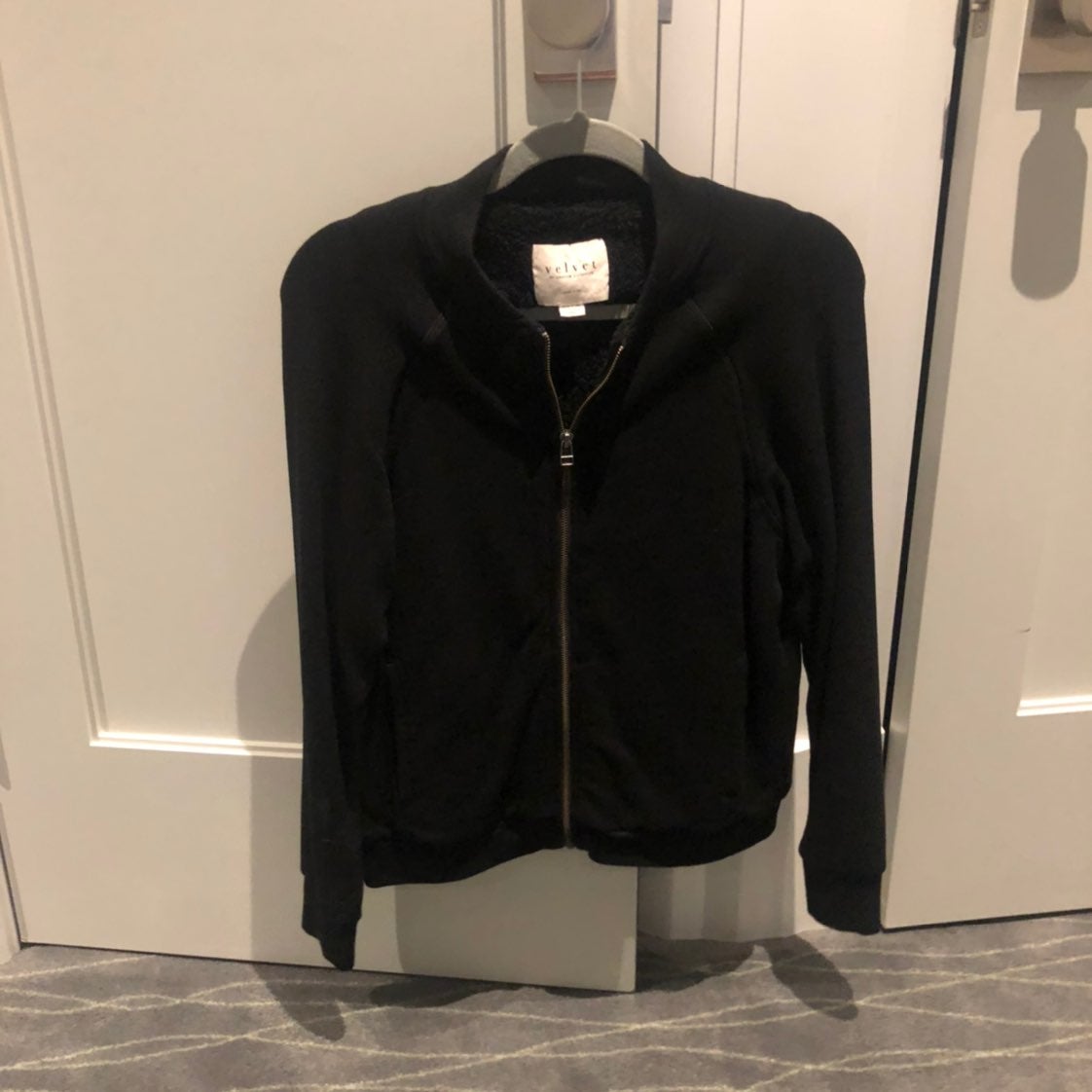 Velvet by Graham Spencer Black Jacket XS