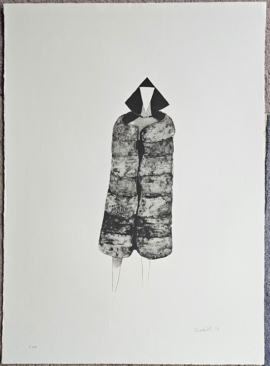 Lynn Russell Chadwick FM Coat hand signed fashion art limited edition vintage