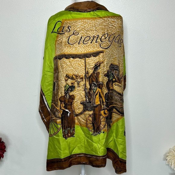 Freddyfinds Holly Hoelscher Las Cienegas Silk Scarf