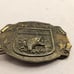 Bass Anglers Sportsmanship Brass Western Belt Buckle Used Condition With Stars.