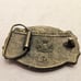 Bass Anglers Sportsmanship Brass Western Belt Buckle Used Condition With Stars.