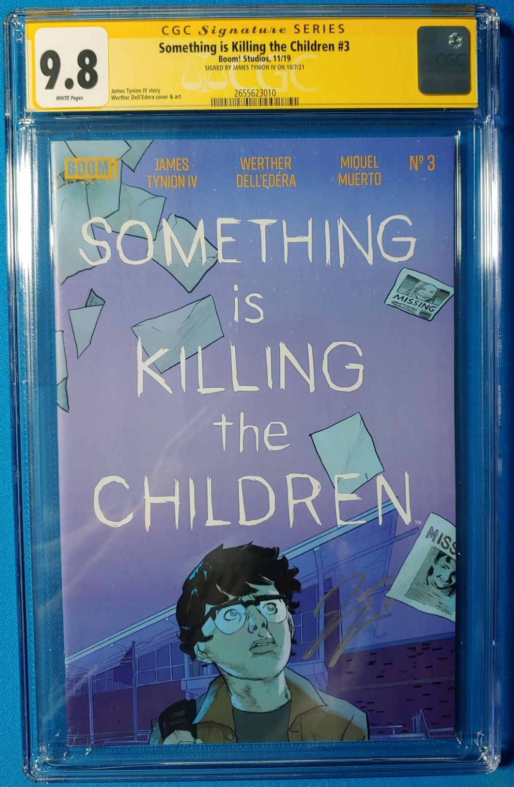 Something is Killing the Children 3A 9.8 CGC SS James Tynion IV